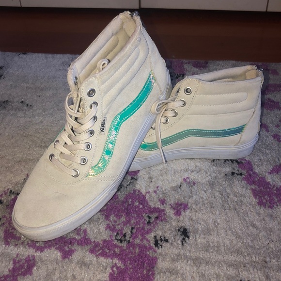 vans colorful high tops